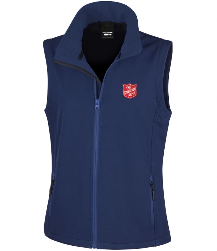 Ladies Softshell Gilet - Navy